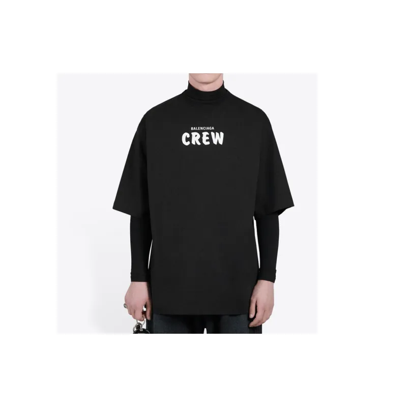 Balenciaga Crew Logo Tee-7