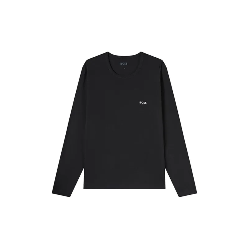 HUGO BOSS Logo embroidered T shirt-3
