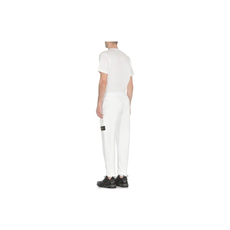 STONE ISLAND Logo Patch Tapered Track Pants-3