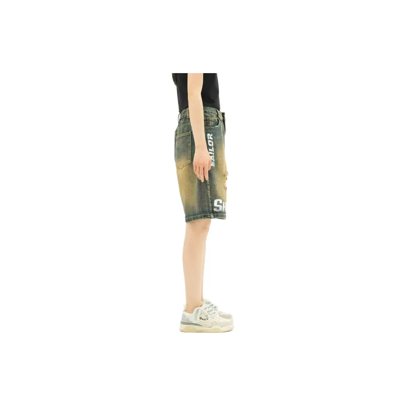 Kawasaki Denim Shorts Unisex-17