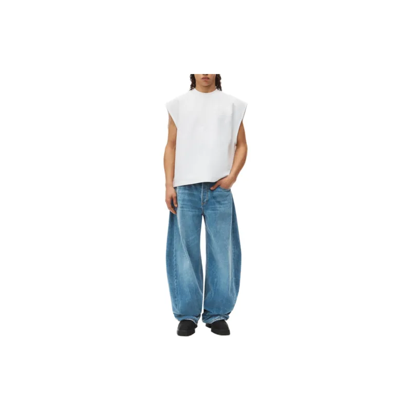 Alexander Wang Logo embossed Cotton Tank Top-1