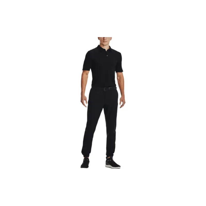 Under Armour Seamless Polo Shirts Men Black-1