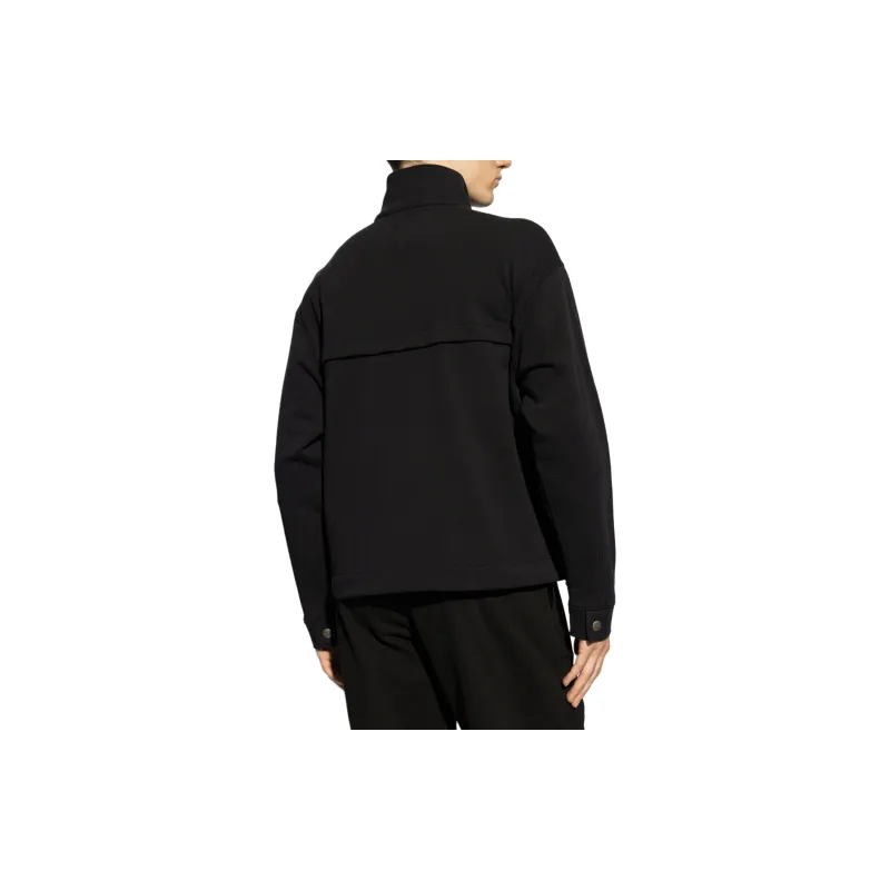 MOSCHINO Logo Embroidered High Neck Sweatshirt-3