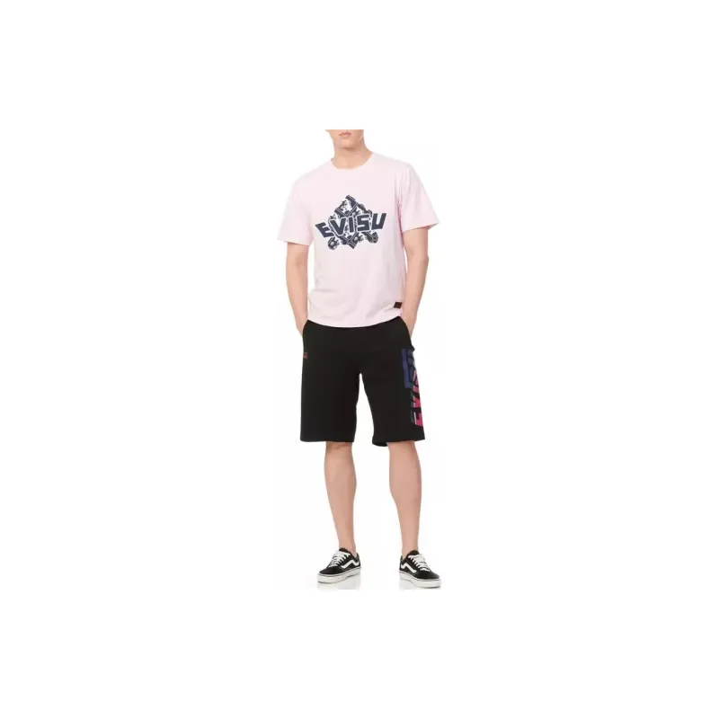 EVISU Sports Shorts Men Black-3