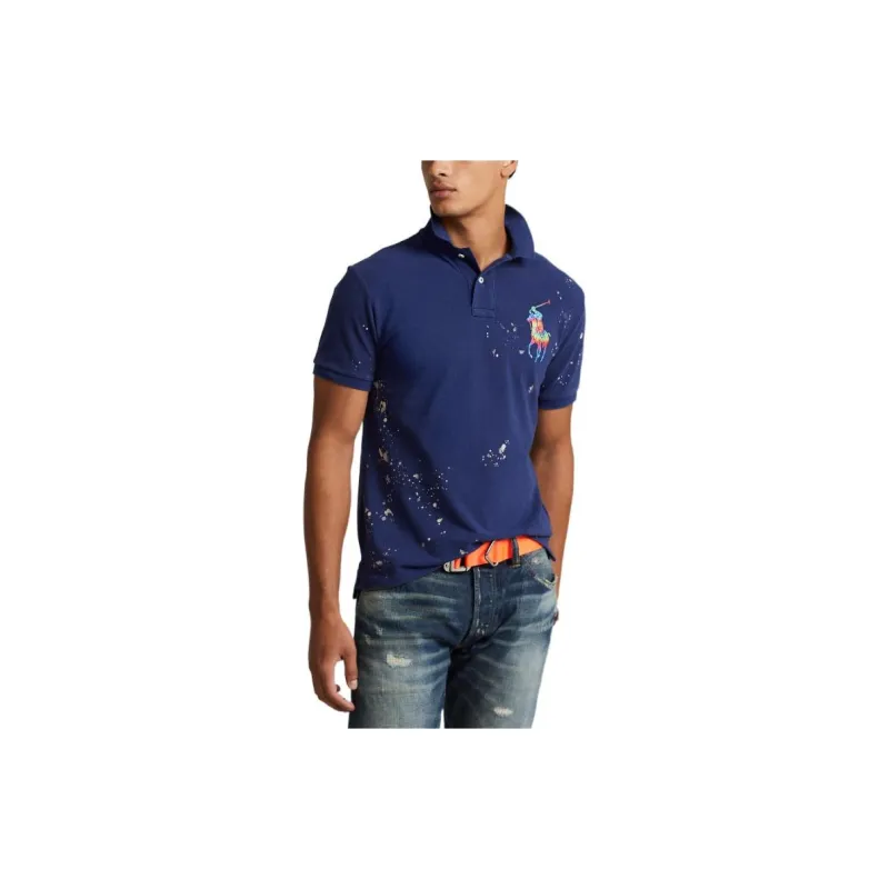 Polo Ralph Lauren SS23 Polo Shirt Men's Marine Blue-3