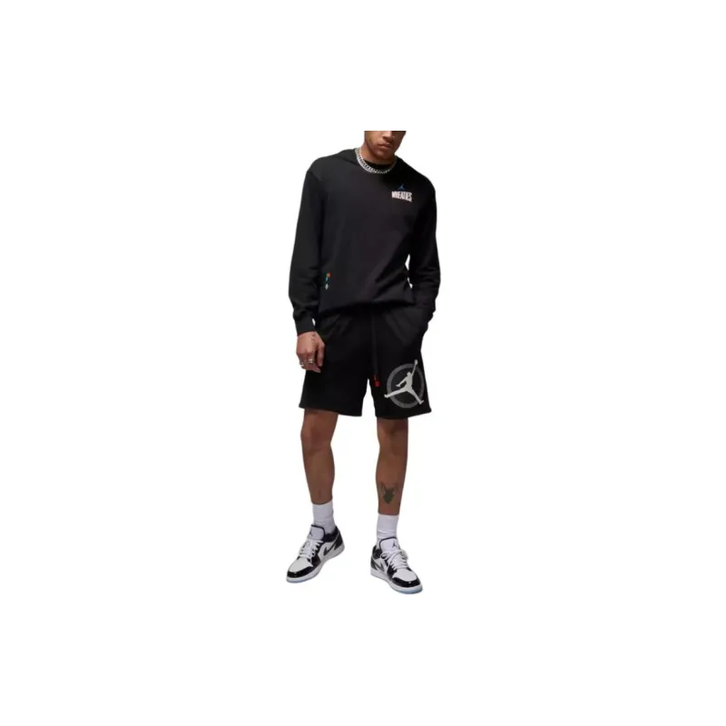 Jordan Sports Shorts Men's Black-3