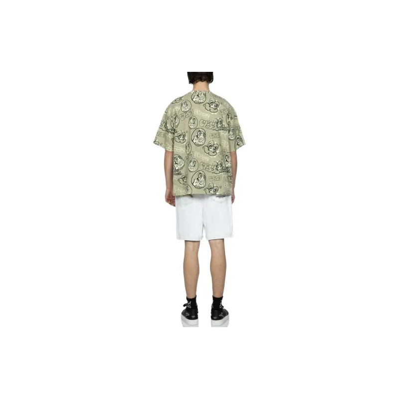 EVISU Denim Shorts Men White-2
