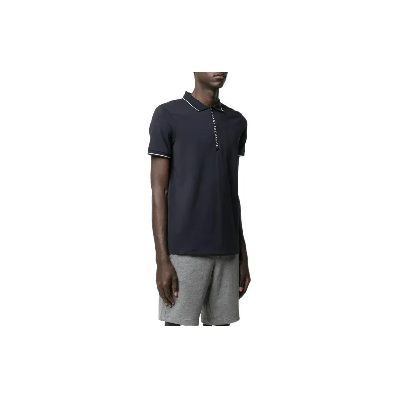 ARMANI EXCHANGE Logo Detail Polo Shirt-3