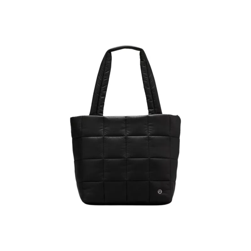 Lululemon Nylon Tote Bag, Shopping Bag, Handbag Regular Women's Black-0