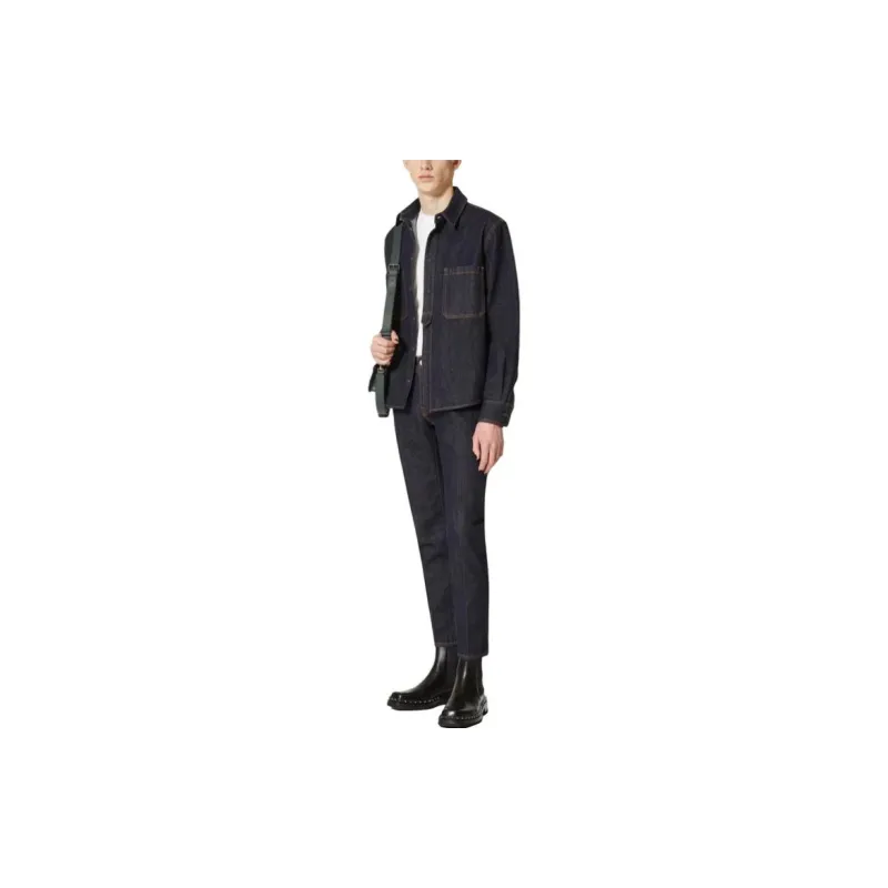 Valentino Shirts Men Blue-3