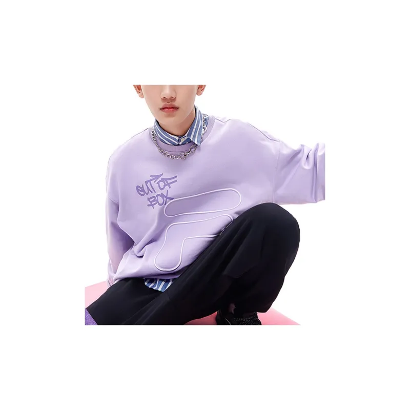 FILA FUSION American Sweatshirt Unisex Enchanted Purple-2