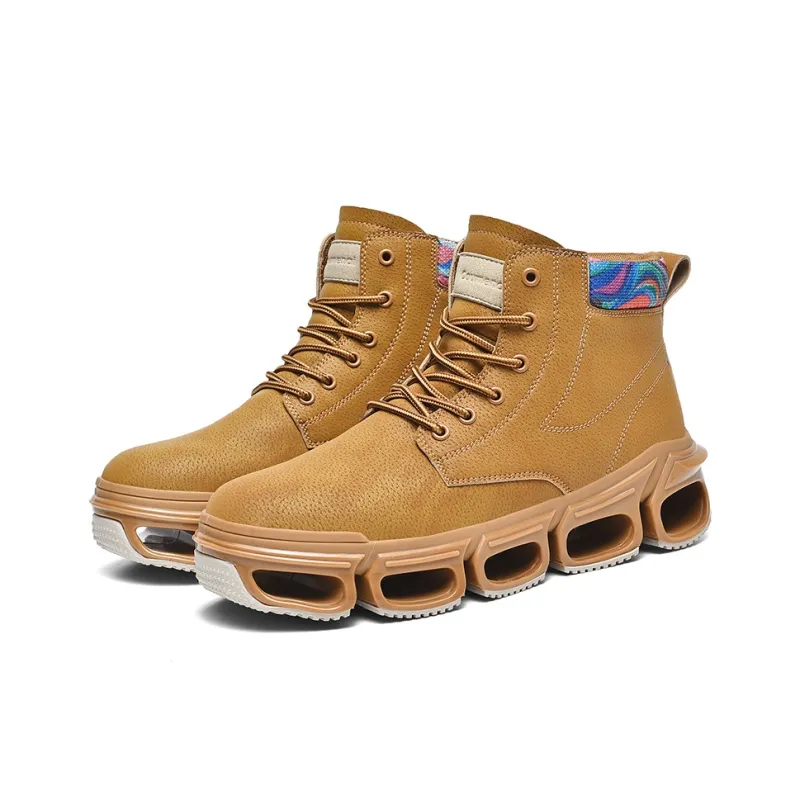 Comanier Cushioning, Slip Resistant, Abrasion Resistant, Waterproof, Thermal High Top Street Style Casual Men's-7