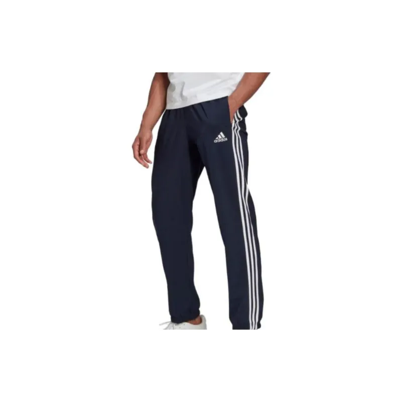 Adidas Knitted Sports Pants Men's Blue-1