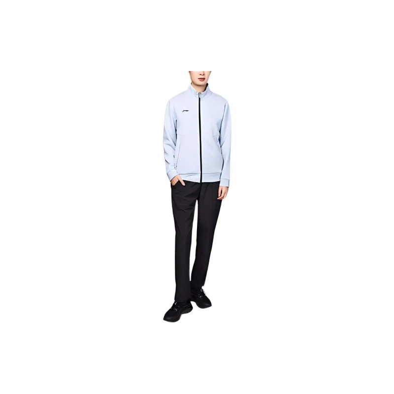 LiNing Sweatshirt Unisex Black Water Blue-2