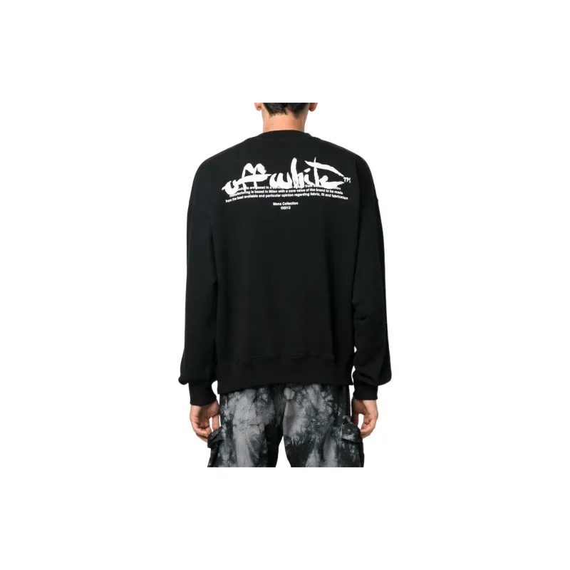OFF WHITE Paint Script Skate Crewneck-2