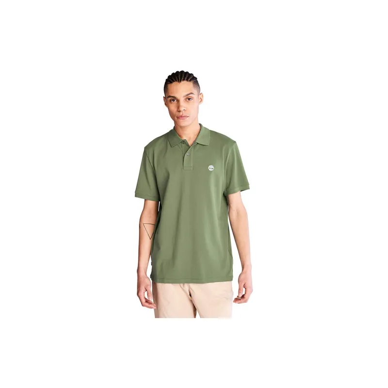 Timberland Polo Shirt Men's Kassel Green-4
