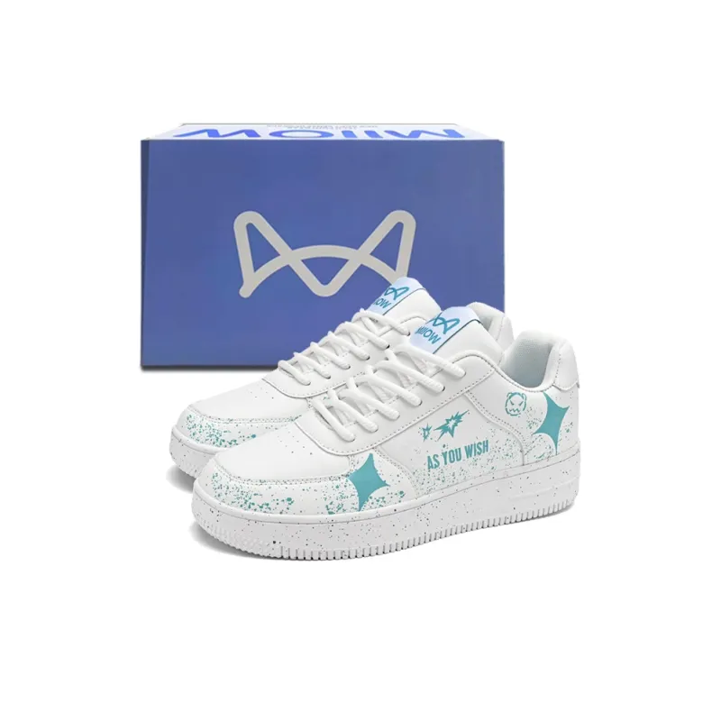 MIIOW Trend Party Series Anti-Slip And Wear-Resistant Height Increasing Coverage Low-Top Skateboard Shoes Unisex-7