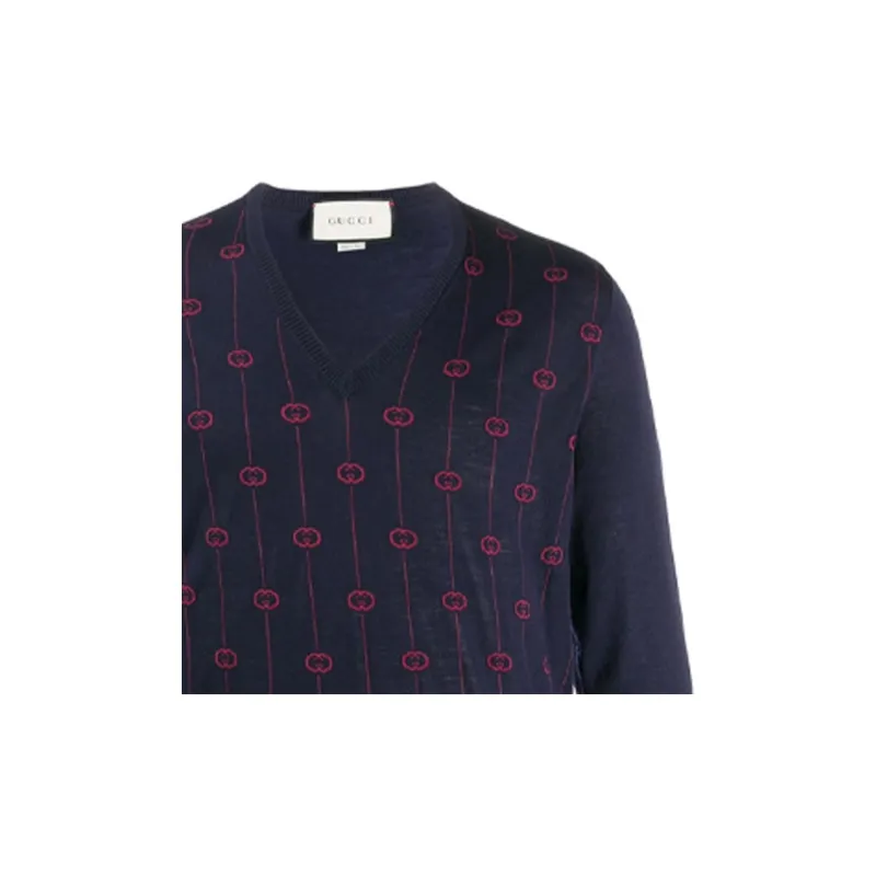 GUCCI Sweaters Men Blue-5
