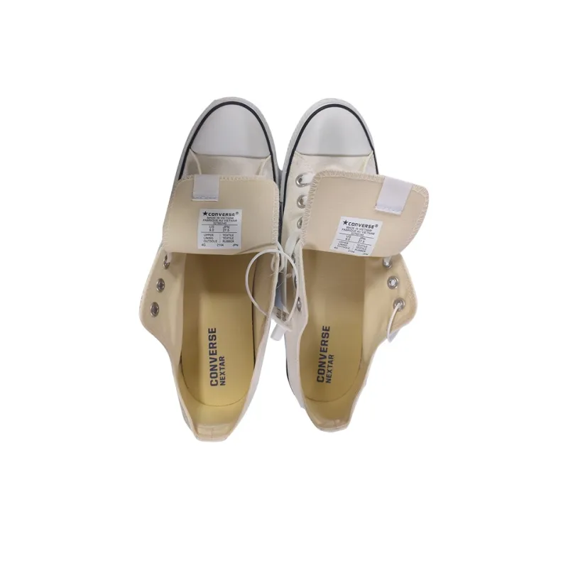Converse Nextar Anti Slip Wear Resistant Low Top Canvas Shoes Unisex White-3