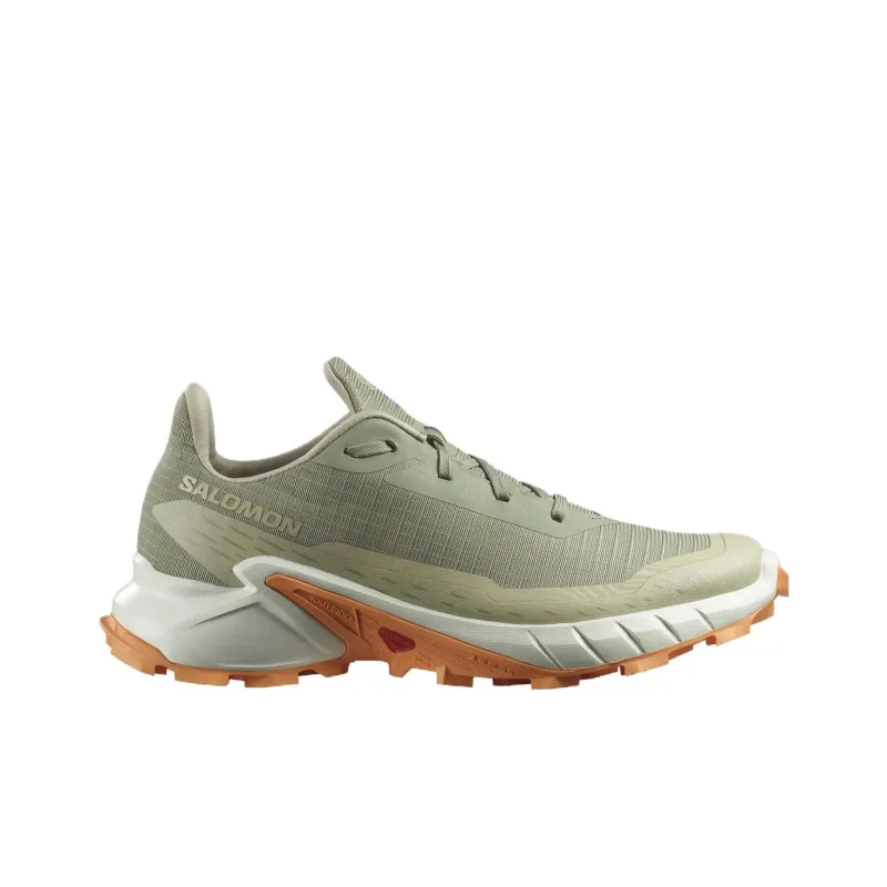 SALOMON ALPHACROSS 5 Anti Slip Wear Resistant Low Top Trail Running Shoes Women's Green-1
