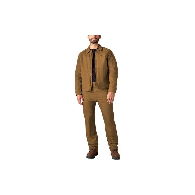 Dickies Waxed Canvas Service Jacket Jackets Coats Men's Brown-3