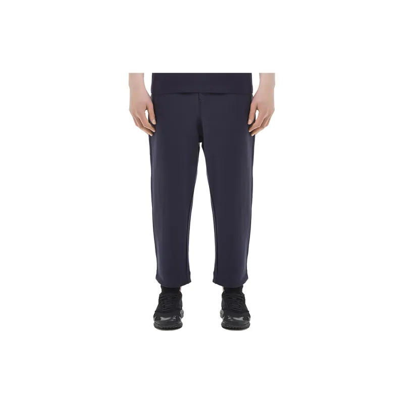 Y 3 Casual Pants Men Navy Blue-2