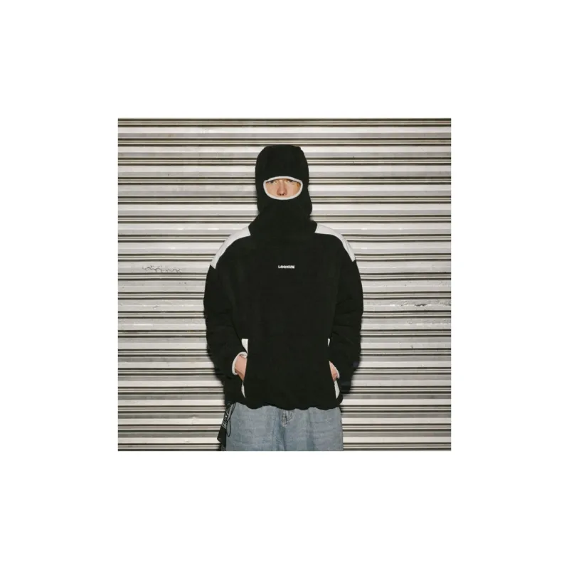 LOOKUN Sweatshirts Unisex Black-3