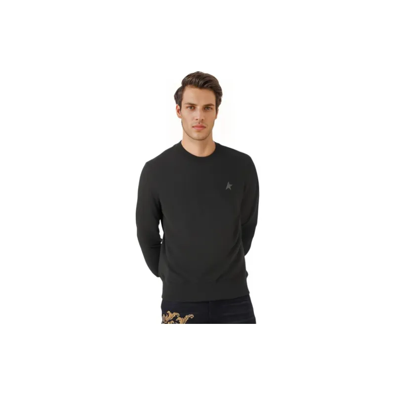 Golden Goose Logo print Cotton Sweatshirt-5