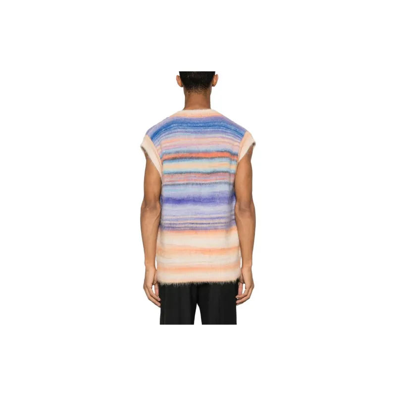 MISSONI V neck Striped Vest-2