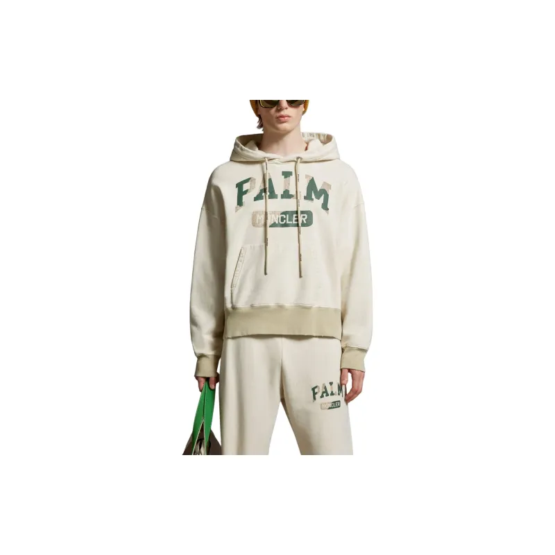 MONCLER GENIUS x PALM ANGELS Sweatshirt Unisex White-3