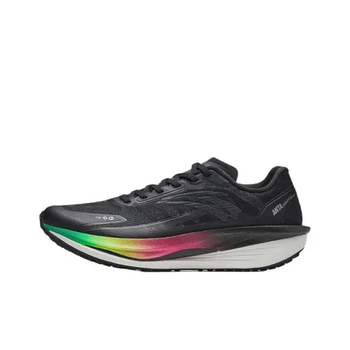 Anta Anti entre Wear Resistant Low Top Sprint Long Distance Running Training Marathon Running Shoes Men's Black