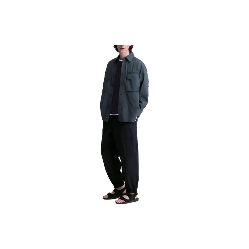 UNIQLO Casual Pants Unisex Black-2