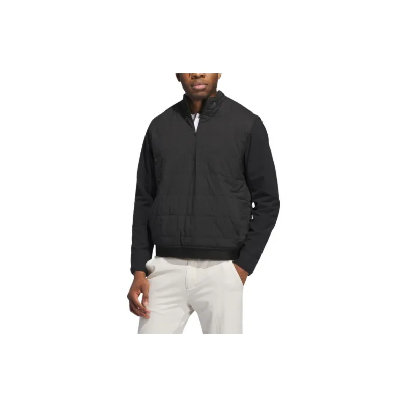 Adidas Free Shipping With AdiClub Ultimate365 Quilted Dwr Half Zip Pullover-1