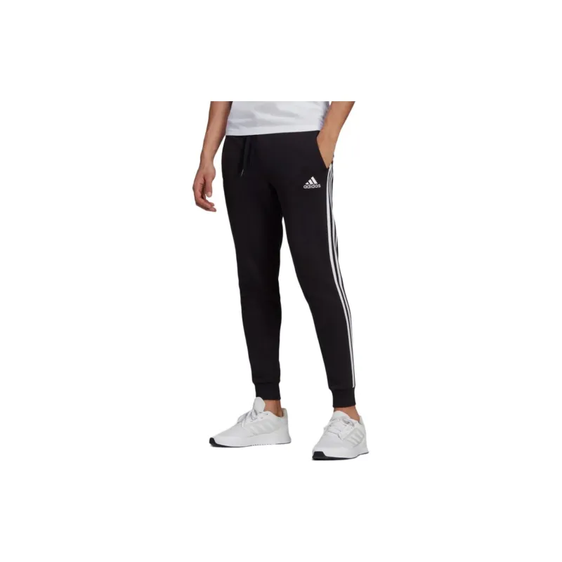 Adidas Knitted Sports Pants Men's Black-3