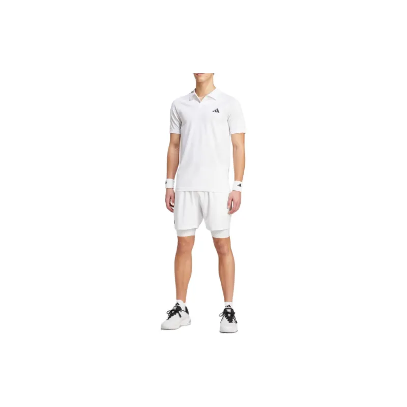 Adidas Free Shipping With AdiClub Tennis Pro Seamless Aeroready FreeLift Polo Shirt-4
