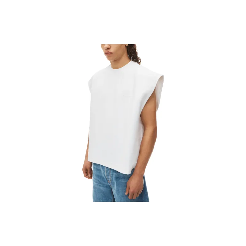Alexander Wang Logo embossed Cotton Tank Top-3