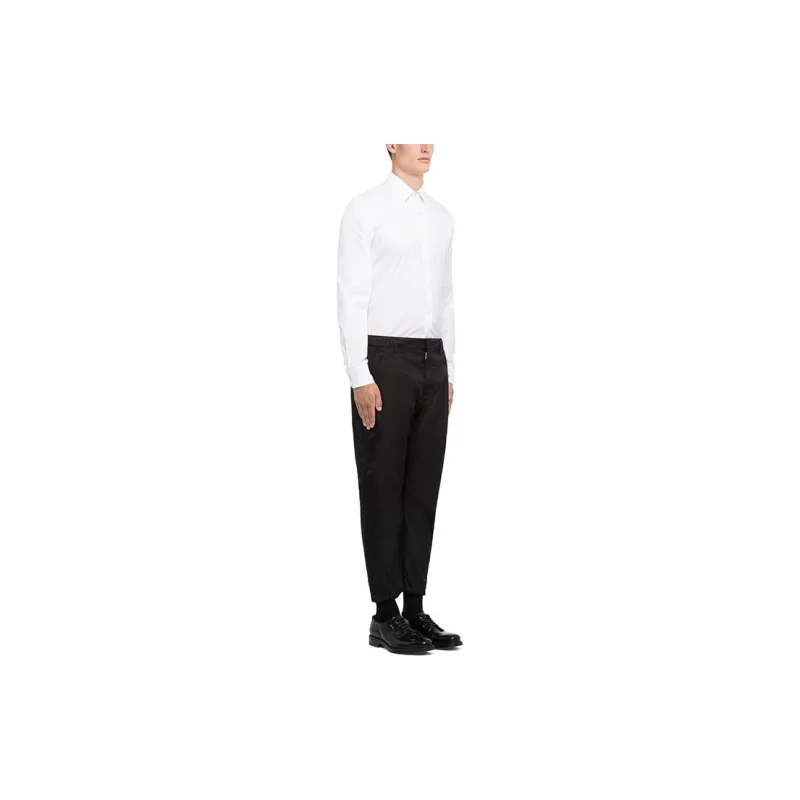 PRADA Re Nylon Cropped Trousers-3