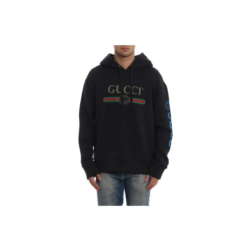 GUCCI Sweatshirts Men Black-2
