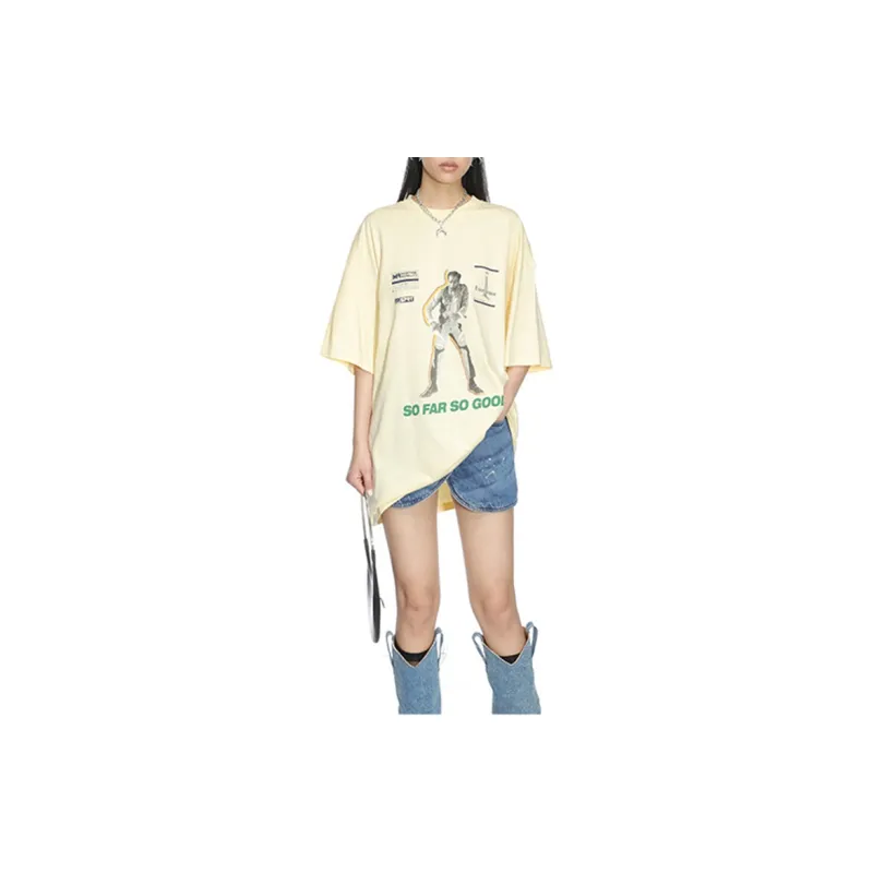Martine Rose Slogan print Cotton T shirt-1