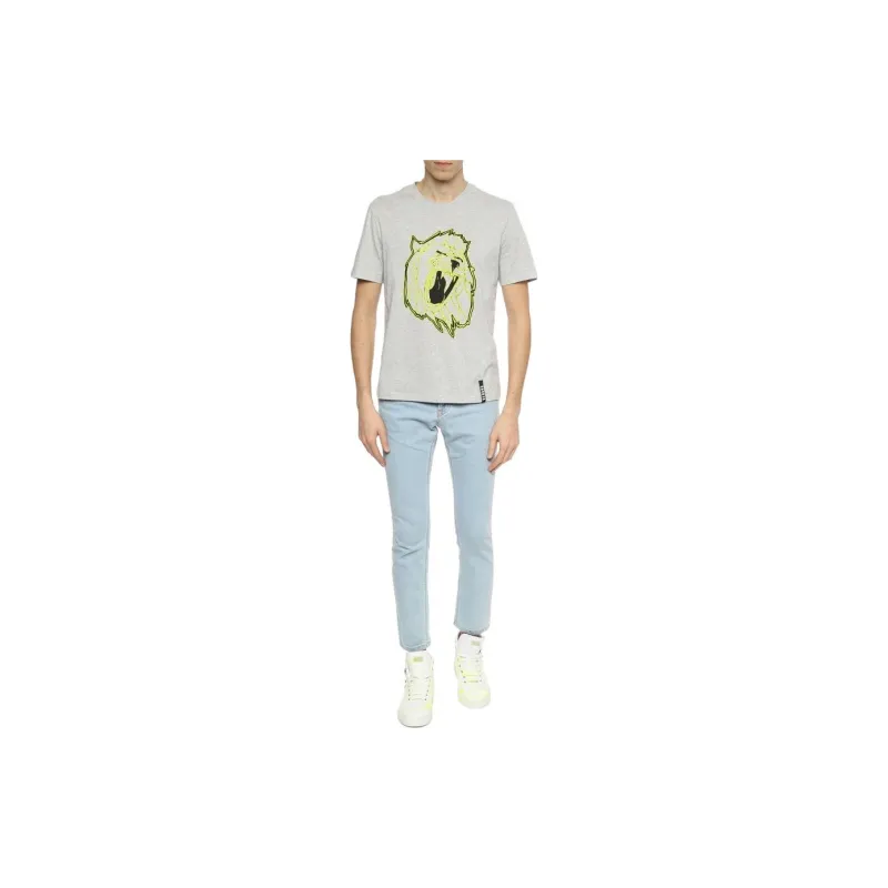 VERSACE T Shirts Men Gray-2