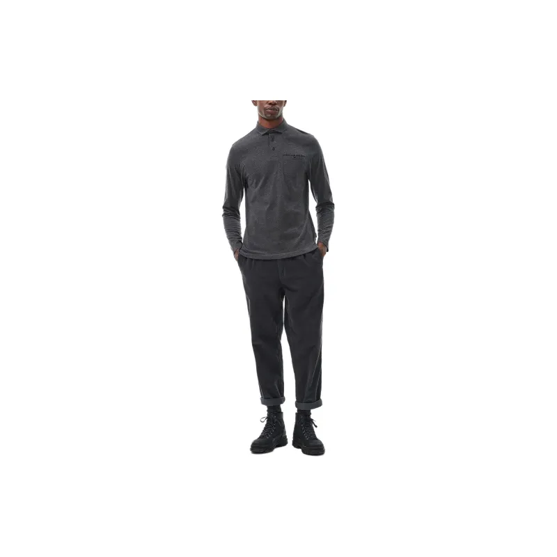 BARBOUR Barbour Corpatch Polo Shirt Polo Shirt Men's Dark Gray-2