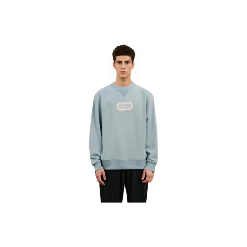 DIOR Logo Patch Crewneck Sweatshirt-2