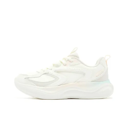 QIAODAN Running Shoes Women's Low-Top Ivory/Moonlit