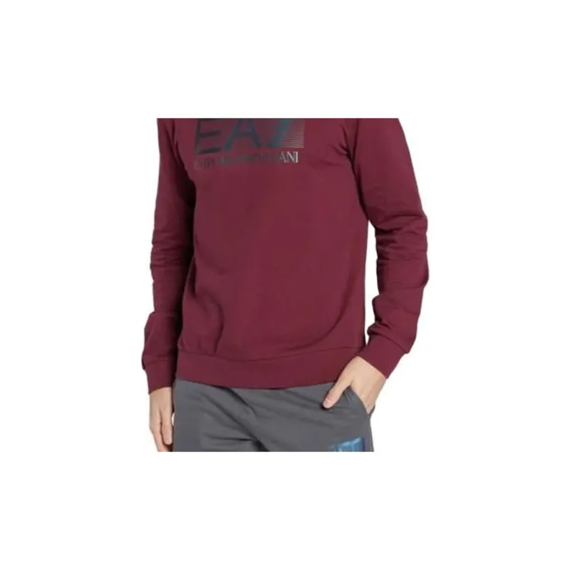 EMPORIO ARMANI EA7 Sweaters Men Deep Red-5