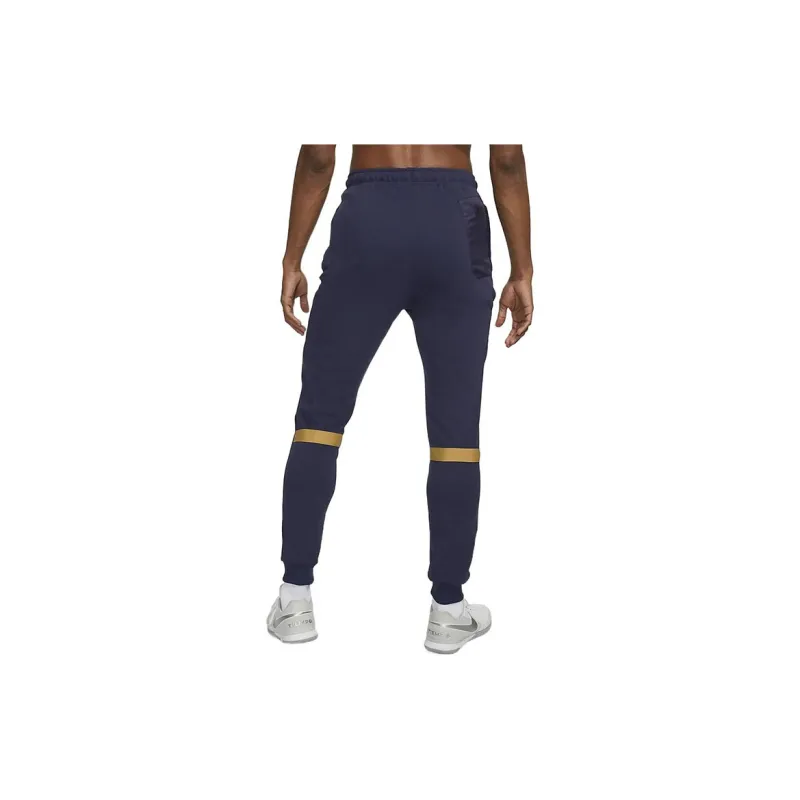 Nike Knitted Sweatpants Men Black Blue/Sweater Gold-4