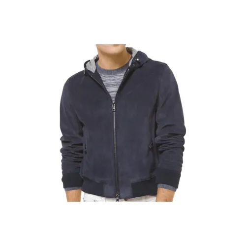 MICHAEL KORS Jackets Men Dark Blue