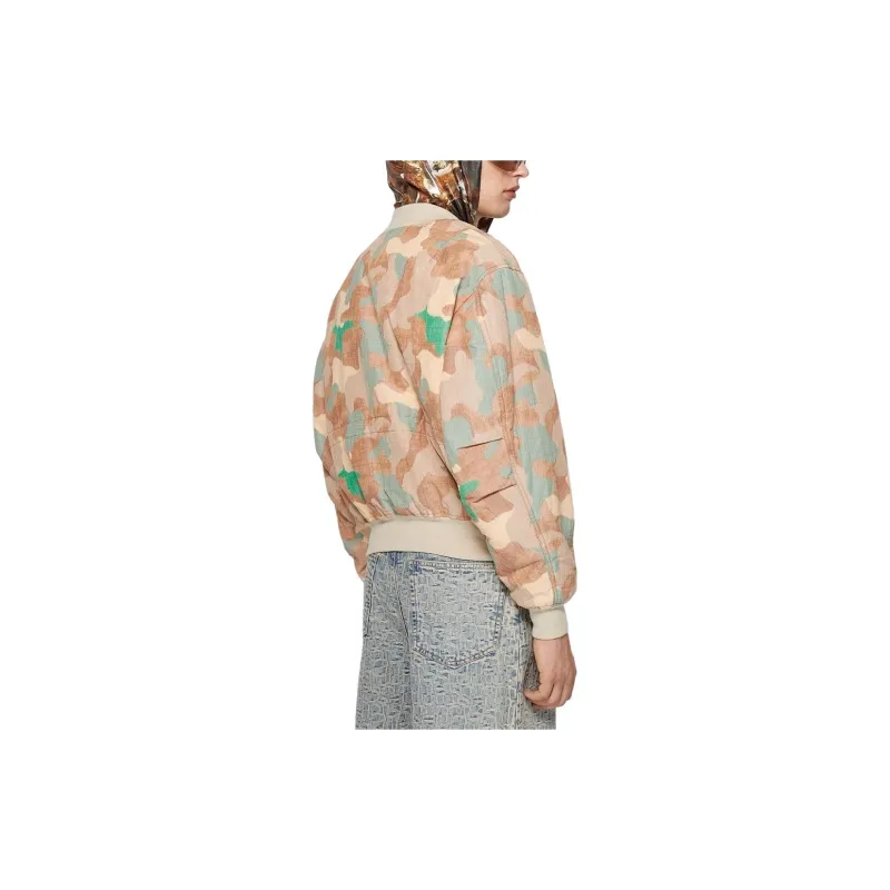 Acne Studios Camouflage Printed Zip Up Bomber Jacket-2