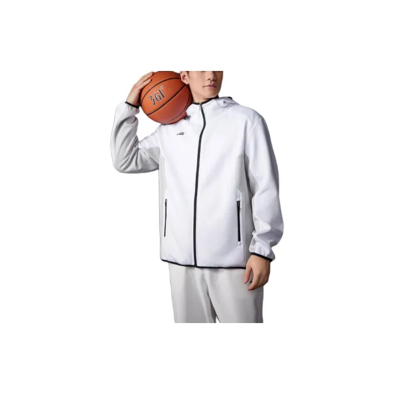 361° Basketball Collection Sweatshirt Men's Raw White/Glacier Gray-3