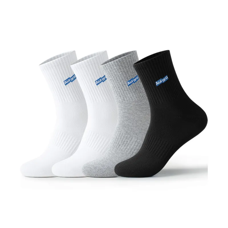 SHIWAJI Mid Calf Socks Men's 4 Pack-7