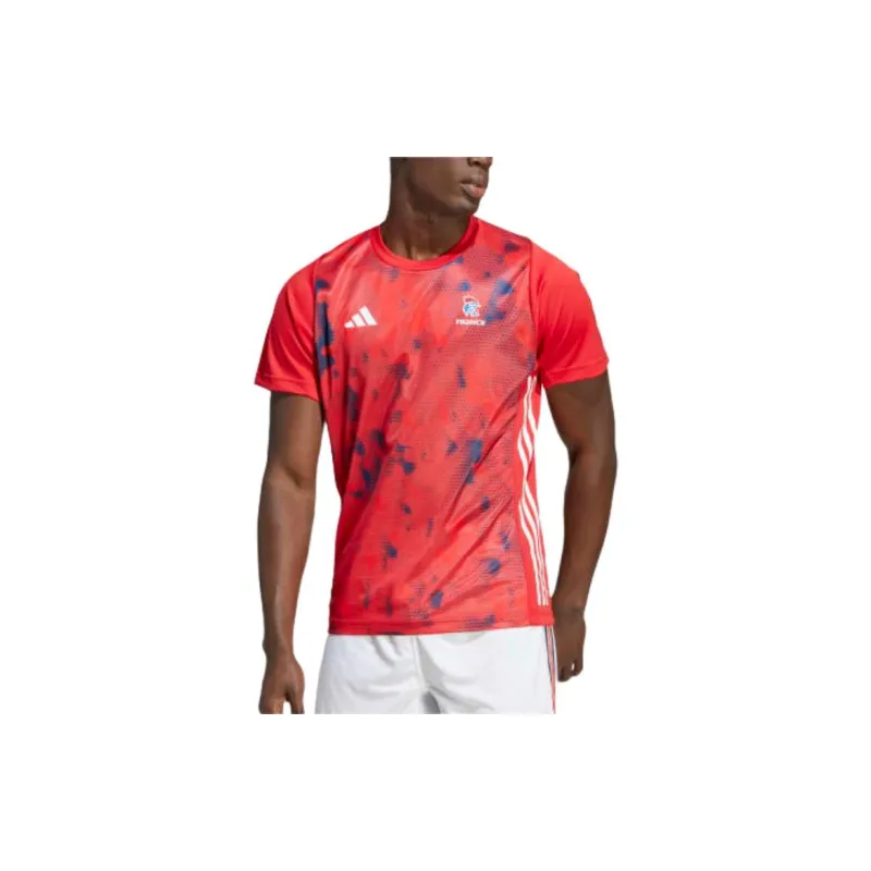Adidas T-Shirt Men's Team Academy Red/White-4